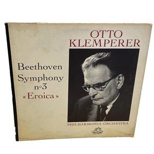 Otto Klemperer Beethoven Symphony No. 3 "Eroica" (Vinyl, 1961) Angel 35853 Good+